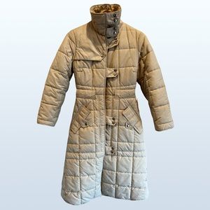 SERAC Women's Retro Vintage
Winter Coat Jacket in Beige, Size 8